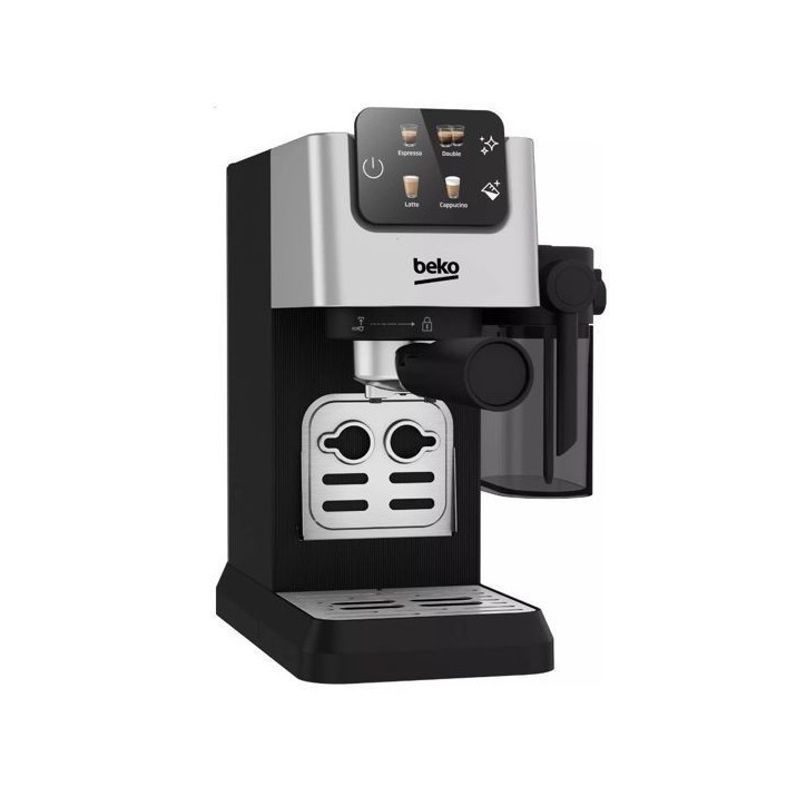 Machine expresso manuelle - BEKO - CEP5304X - 1628 W - 1,1 L - Argenté Machine expresso manuelle - BEKO - CEP5304X - 1628 W - 1,1 L - Argenté