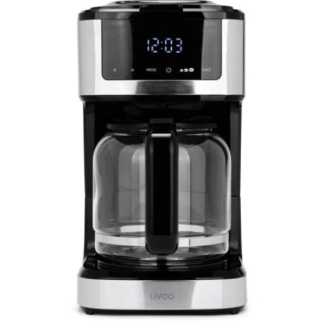 Cafetiere électrique programmable - LIVOO - DOD208 - 900 W - 1,8 L -