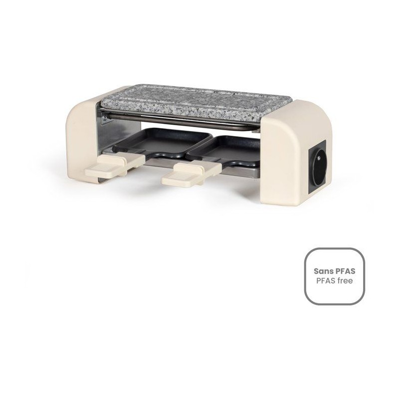 Appareil a raclette connectable - LIVOO - DOC310C - 2 personnes - 450