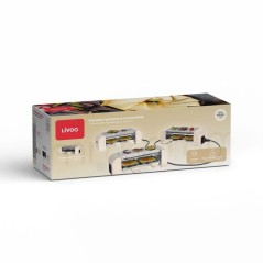 Appareil a raclette connectable - LIVOO - DOC310C - 2 personnes - 450