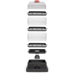 Cuiseur vapeur - LIVOO x Marmiton - DOC300 - 1000 - 1200 W - 3 paniers
