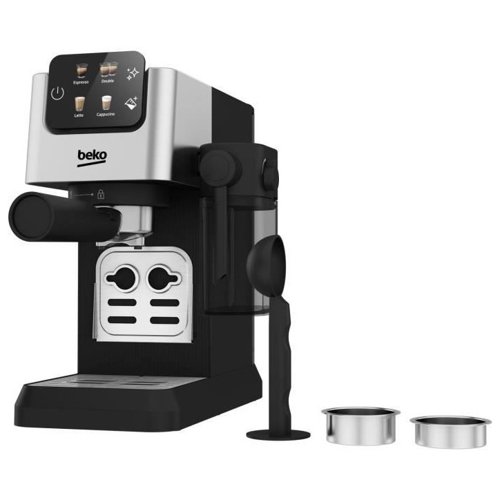 Machine expresso manuelle - BEKO - CEP5304X - 1628 W - 1,1 L - Argenté Machine expresso manuelle - BEKO - CEP5304X - 1628 W - 1,1 L - Argenté