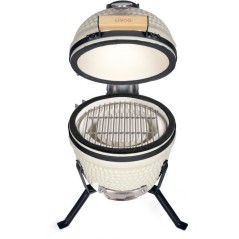 Barbecue fumoir Kamado - LIVOO - DOC330 - Beige / Noir - Ø27 cm