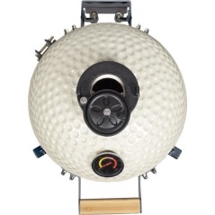 Barbecue fumoir Kamado - LIVOO - DOC330 - Beige / Noir - Ø27 cm