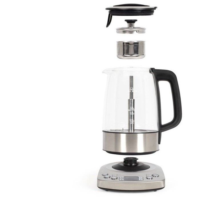 Bouilloire automatique - LIVOO - DOD209 - 2200 W - 1,7 L - 3 modes d'infusion préréglés - Verre / Acier inoxydable Bouilloire automatique - LIVOO - DOD209 - 2200 W - 1,7 L - 3 modes d'infusion préréglés - Verre / Acier inoxydable