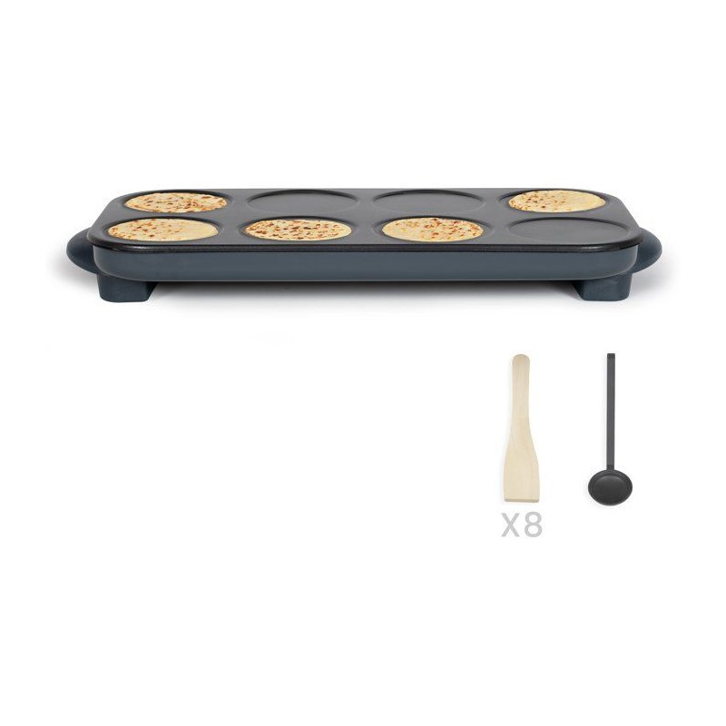 Maxi crepes party - LIVOO - DOC186G - 1500 W - 8 mini crepes Ø 12 cm