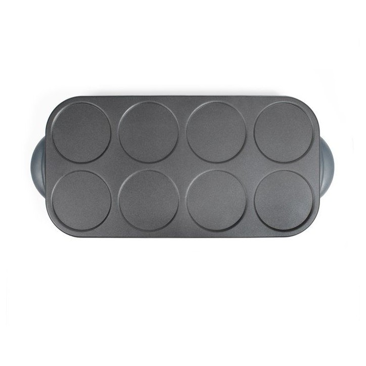 Maxi crepes party - LIVOO - DOC186G - 1500 W - 8 mini crepes Ø 12 cm - Revetement antiadhésif - Noir Maxi crepes party - LIVOO - DOC186G - 1500 W - 8 mini crepes Ø 12 cm - Revetement antiadhésif - Noir