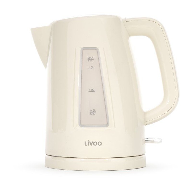 Bouilloire - LIVOO - DOD184C - 2200 W - 1,7 L - Socle 360° - Blanc ca