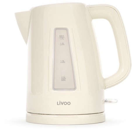 Bouilloire - LIVOO - DOD184C - 2200 W - 1,7 L - Socle 360° - Blanc ca