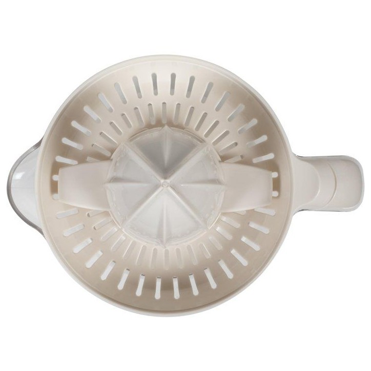 Presse-agrumes électrique - LIVOO - DOD131C - 25 W - 1 grand cône et 1 petit cône - 700 ml - Blanc cassé Presse-agrumes électrique - LIVOO - DOD131C - 25 W - 1 grand cône et 1 petit cône - 700 ml - Blanc cassé