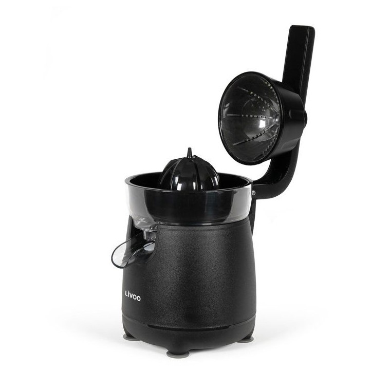 Presse-agrumes électrique a bras - LIVOO - DOD211N - 120 W - 1 grand cône et 1 petit cône - Noir Presse-agrumes électrique a bras - LIVOO - DOD211N - 120 W - 1 grand cône et 1 petit cône - Noir