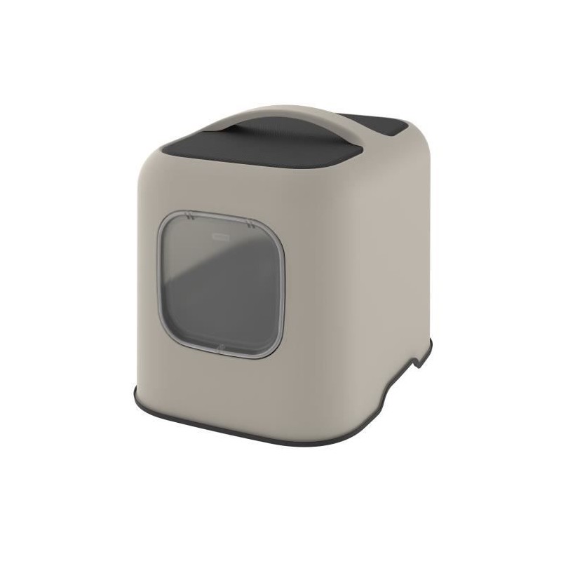 ROTHO - Maison toilette pour chat 51 x 39 x 40 cm - Bac a litiere - Ca