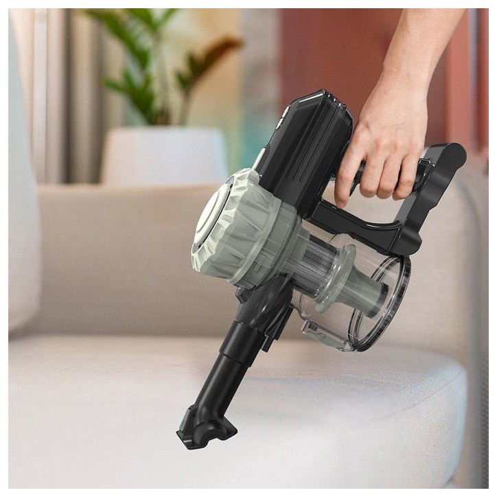 Aspirateur balai sans fil flex - LIVOO DOH138V - 10 000 Pa - 150 W - 40 min - 0,55 L - Noir / Gris Aspirateur balai sans fil flex - LIVOO DOH138V - 10 000 Pa - 150 W - 40 min - 0,55 L - Noir / Gris