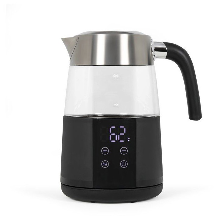 Bouilloire digitale - LIVOO - DOD221N - 2200 W - 1,7 L - Socle 360° - Inox Bouilloire digitale - LIVOO - DOD221N - 2200 W - 1,7 L - Socle 360° - Inox