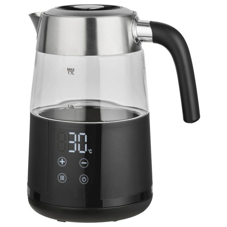 Bouilloire digitale - LIVOO - DOD221N - 2200 W - 1,7 L - Socle 360° - Inox Bouilloire digitale - LIVOO - DOD221N - 2200 W - 1,7 L - Socle 360° - Inox