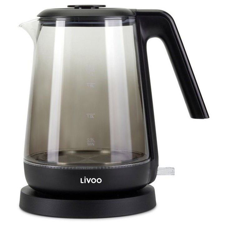 Bouilloire - LIVOO - DOD216N - 2200 W - 1,7 L - Verre / Noir Bouilloire - LIVOO - DOD216N - 2200 W - 1,7 L - Verre / Noir