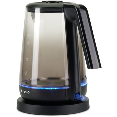 Bouilloire - LIVOO - DOD216N - 2200 W - 1,7 L - Verre / Noir