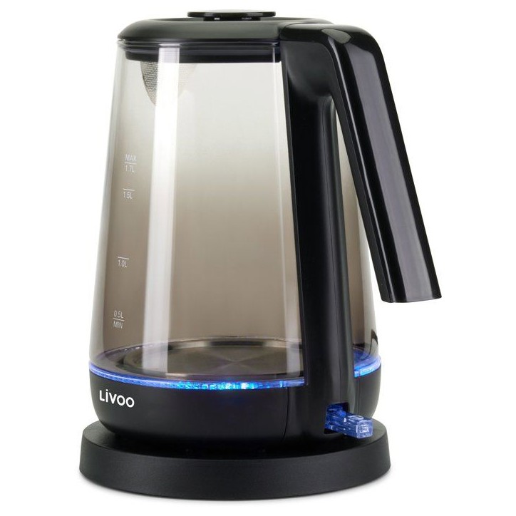 Bouilloire - LIVOO - DOD216N - 2200 W - 1,7 L - Verre / Noir Bouilloire - LIVOO - DOD216N - 2200 W - 1,7 L - Verre / Noir