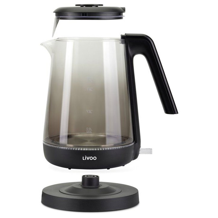 Bouilloire - LIVOO - DOD216N - 2200 W - 1,7 L - Verre / Noir Bouilloire - LIVOO - DOD216N - 2200 W - 1,7 L - Verre / Noir
