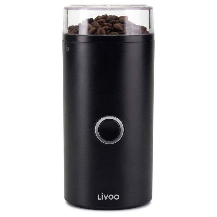 Moulin a café électrique - LIVOO - DOD219N - 180 W - 12 tasses - Noir Moulin a café électrique - LIVOO - DOD219N - 180 W - 12 tasses - Noir