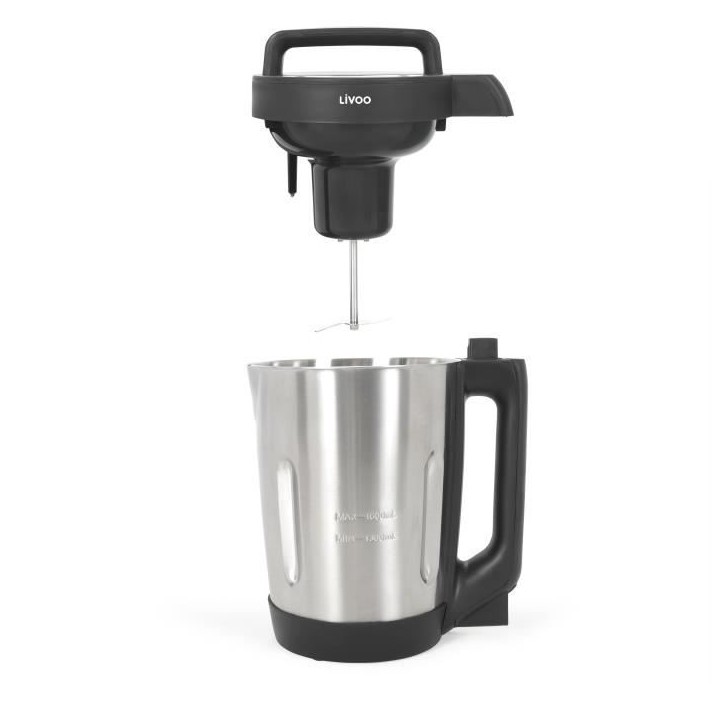 Blender chauffant a soupe - LIVOO - DOP260N - Gris et noir