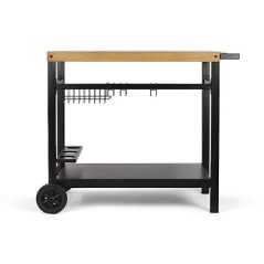 Desserte pour plancha - LIVOO - GS131 - Métal - Noir - 85 x 50 cm - R