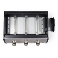 Plancha gaz - LIVOO - 3 bruleurs - 61 x 38 cm - DOC277