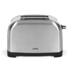 Grille-pain 2 fentes - LIVOO - DOD196 - 850 W - Thermostat réglable :