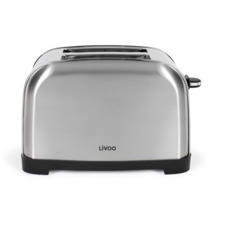 Grille-pain 2 fentes - LIVOO - DOD196 - 850 W - Thermostat réglable :