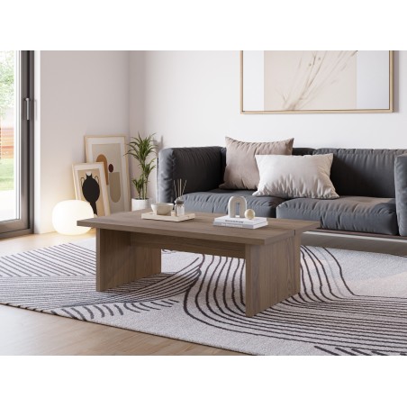 Table basse LOANA - Chene - Forme rectangulaire - 120 x 70 x 40 cm