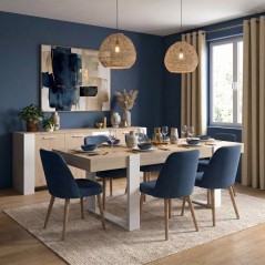 Ensemble Buffet et Table rectangulaire - Style Scandinave - LOFT - Che