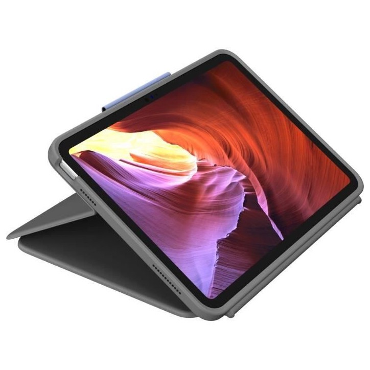 Etui clavier - Logitech - Rugged Folio - AZERTY - Pour iPad A16 & 10e génération Etui clavier - Logitech - Rugged Folio - AZERTY - Pour iPad A16 & 10e génération