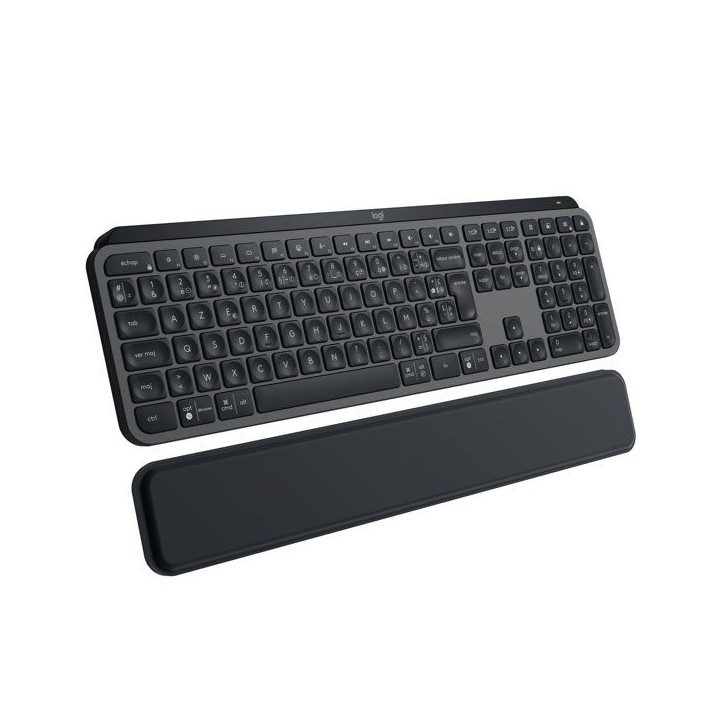 Clavier - Sans fil - Logitech - MX Keys S Plus- AZERTY - Repose poignet - Noir Clavier - Sans fil - Logitech - MX Keys S Plus- AZERTY - Repose poignet - Noir
