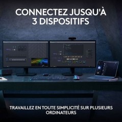 Clavier - Sans fil - Logitech - MX Keys S Plus- AZERTY - Repose poigne