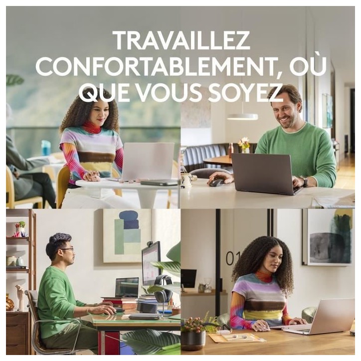 Souris - Sans fil - Logitech - MX Anywhere 3S - Blanc Souris - Sans fil - Logitech - MX Anywhere 3S - Blanc