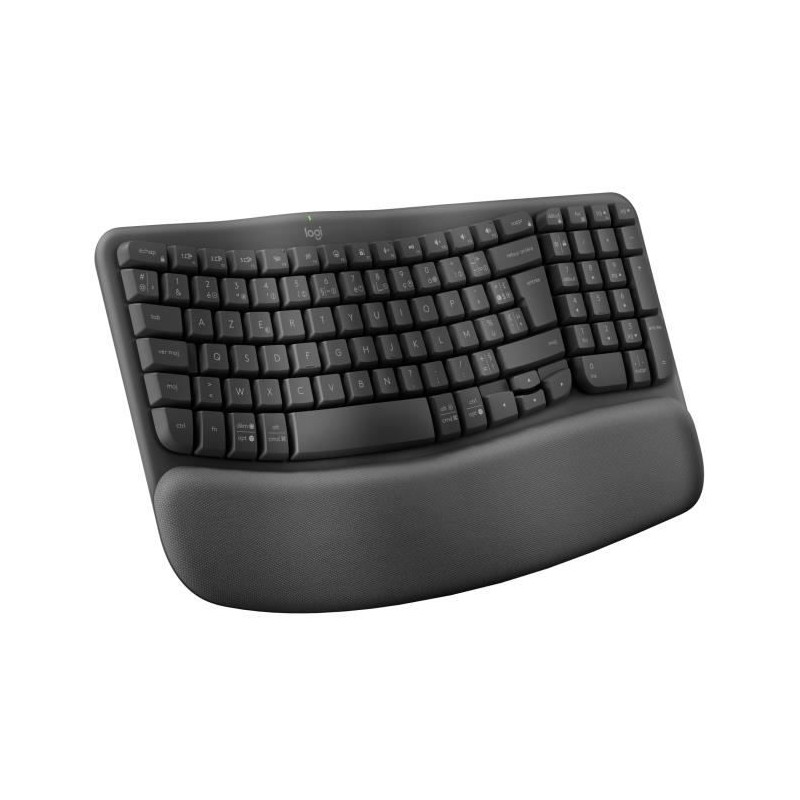 Clavier - Sans fil - Logitech - Wave Keys - AZERTY - Ergonomique - Rep