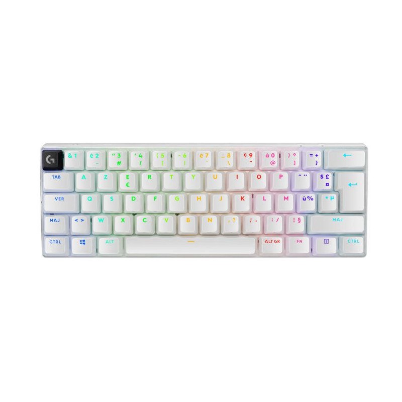 Clavier gamer - Sans fil - Logitech G - G Pro X 60 - Lightspeed - Blan