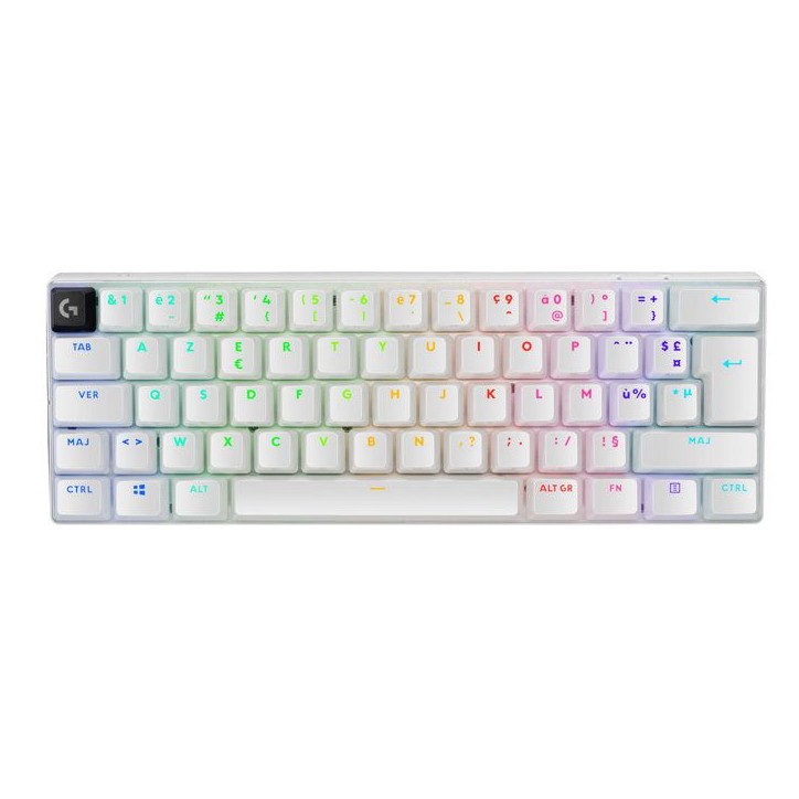 Clavier gamer - Sans fil - Logitech G - G Pro X 60 - Lightspeed - Blanc Clavier gamer - Sans fil - Logitech G - G Pro X 60 - Lightspeed - Blanc