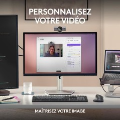 Webcam - Filaire - Logitech - MX Brio - Graphite