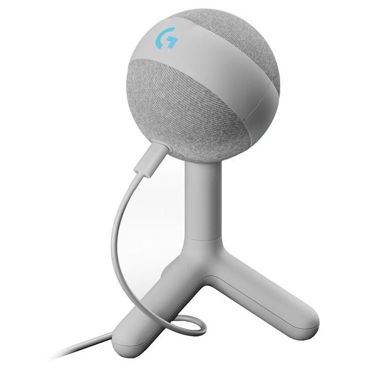 Microphone - Filaire - Logitech G - Yeti Orb - Compatible PC et MAC - Blanc Microphone - Filaire - Logitech G - Yeti Orb - Compatible PC et MAC - Blanc