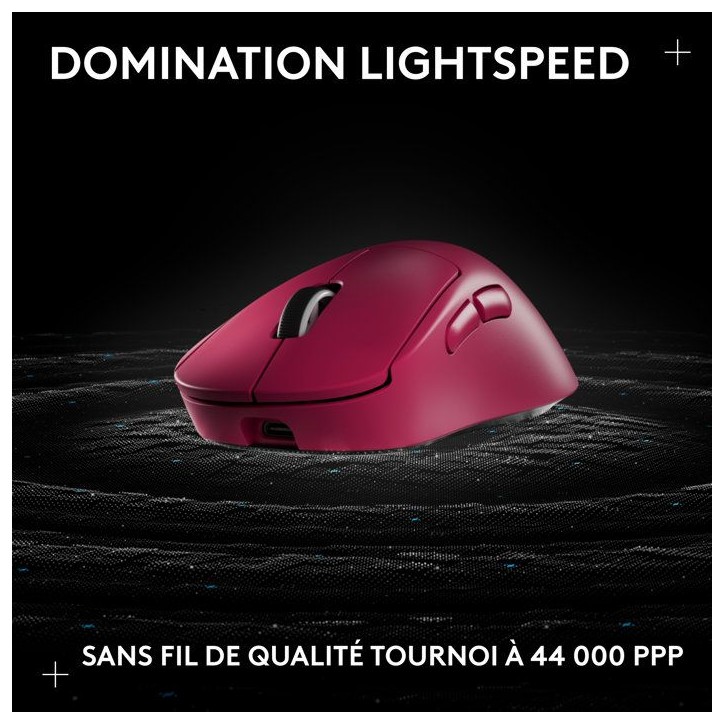 Souris gamer - sans fil - Logitech - G Pro X Superlight 2 DEX - Rose Souris gamer - sans fil - Logitech - G Pro X Superlight 2 DEX - Rose