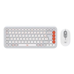 Ensemble Clavier Souris - Sans fil - Logitech - Pop Icon - AZERTY - Bl