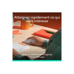 Ensemble Clavier Souris - Sans fil - Logitech - Pop Icon - AZERTY - Bl