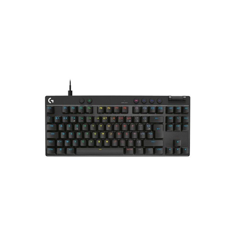 Clavier gamer - Filaire - Logitech G - Pro X TKL Rapid - AZERTY - Noir