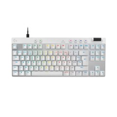 Clavier gamer - Filaire - Logitech G - Pro X TKL Rapid - AZERTY - Blan