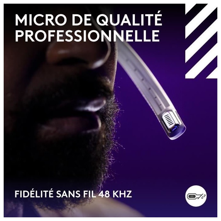 Casque gamer - Sans fil - Logitech G - Astro A50 Lightspeed Pro-G Graphene - Xbox, PS5, Switch, PC/Mac - Blanc Casque gamer - Sans fil - Logitech G - Astro A50 Lightspeed Pro-G Graphene - Xbox, PS5, Switch, PC/Mac - Blanc