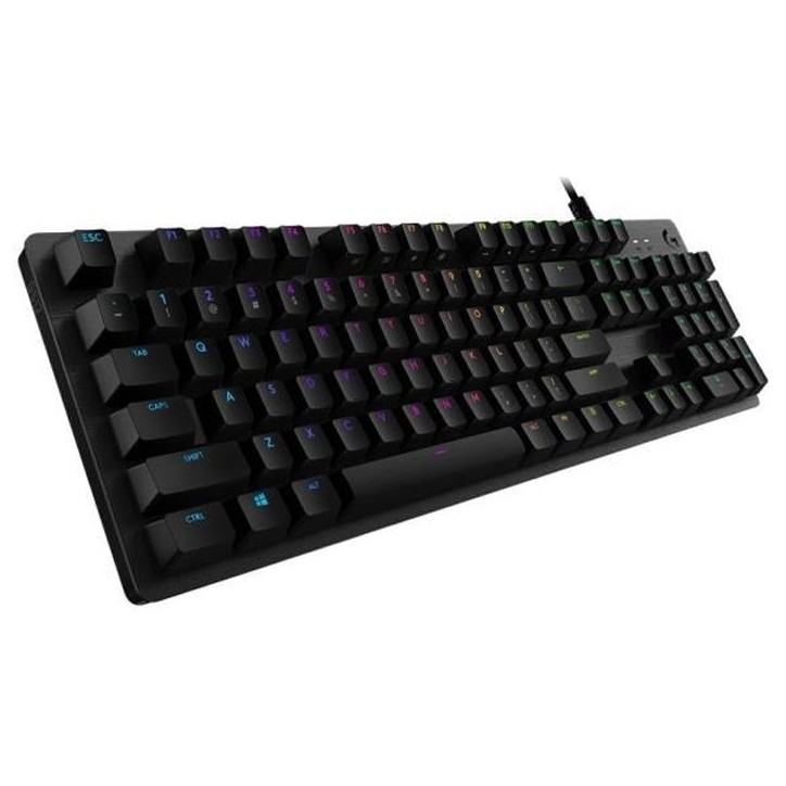 Clavier gamer - Filaire - Logitech G - G512 - GX Brown - AZERTY - Mécanique - Rétroéclairé - Noir Clavier gamer - Filaire - Logitech G - G512 - GX Brown - AZERTY - Mécanique - Rétroéclairé - Noir