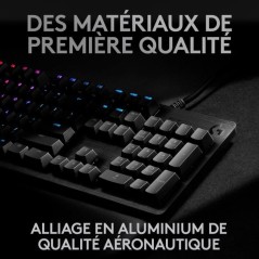 Clavier gamer - Filaire - Logitech G - G512 - GX Brown - AZERTY - Méc