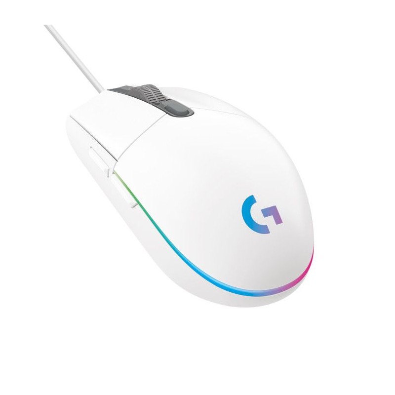 Souris gamer - Filaire - Logitech G - G203 - Blanc