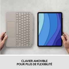 Etui clavier - Logitech - Combo Touch - Pour iPad Pro 11 pouces (1e, 2